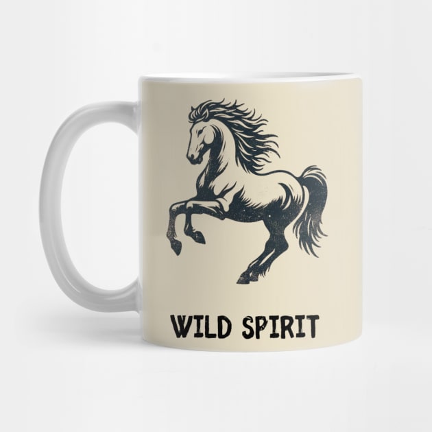 Wild Spirit - Wild Horse Design by Something Clever